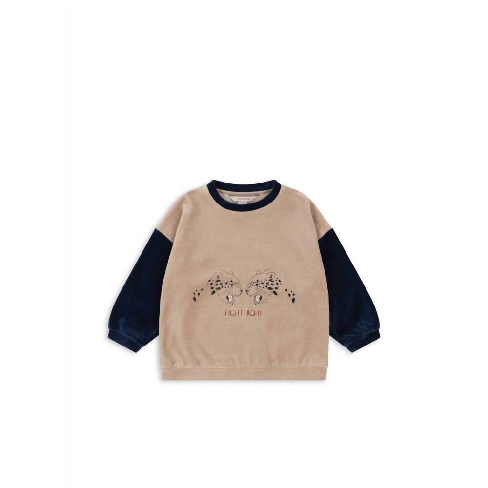 NEW KONGES SLØJD boy's wally sweatshirt in dress blue